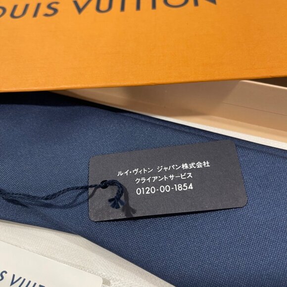 Louis Vuitton Silk Tie Blue (C133157) - Picture 2 of 4